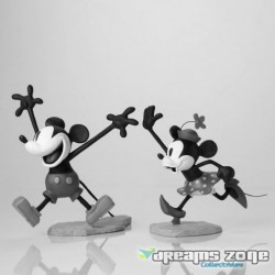 Mickey & Minnie "Get a Horse" Black & White Maquette