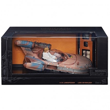 SDCC Exclusive Star Wars The Black Series X-34 Landspeeder & Luke Skywalker Figure