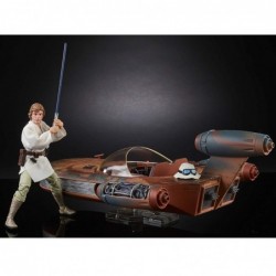 SDCC Exclusive Star Wars The Black Series X-34 Landspeeder & Luke Skywalker Figure