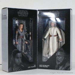 Rey & Luke Skywalker Exclusive Star Wars Last Jedi Black Series