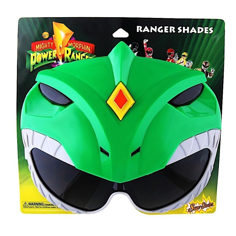 Mascara Lentes Power Rangers Green Power Rangers Sun-Staches