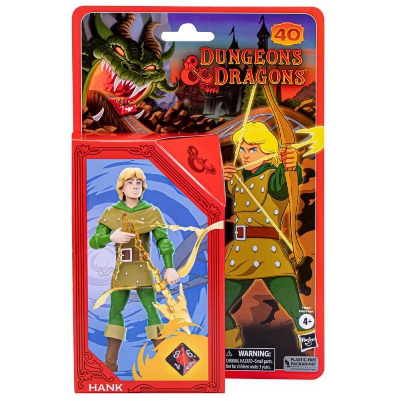 Dungeons & Dragons Cartoon Hank the Ranger Action Figure, 6-Inch Scale