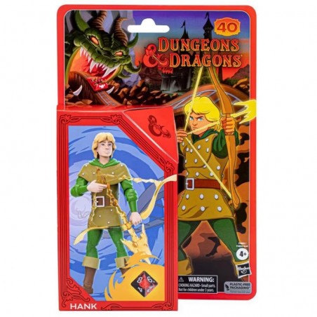 Dungeons & Dragons Cartoon Hank the Ranger Action Figure, 6-Inch Scale