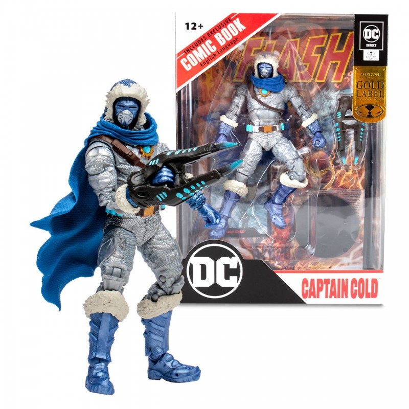 Captain Cold w/The Flash Comic (DC Page Punchers)