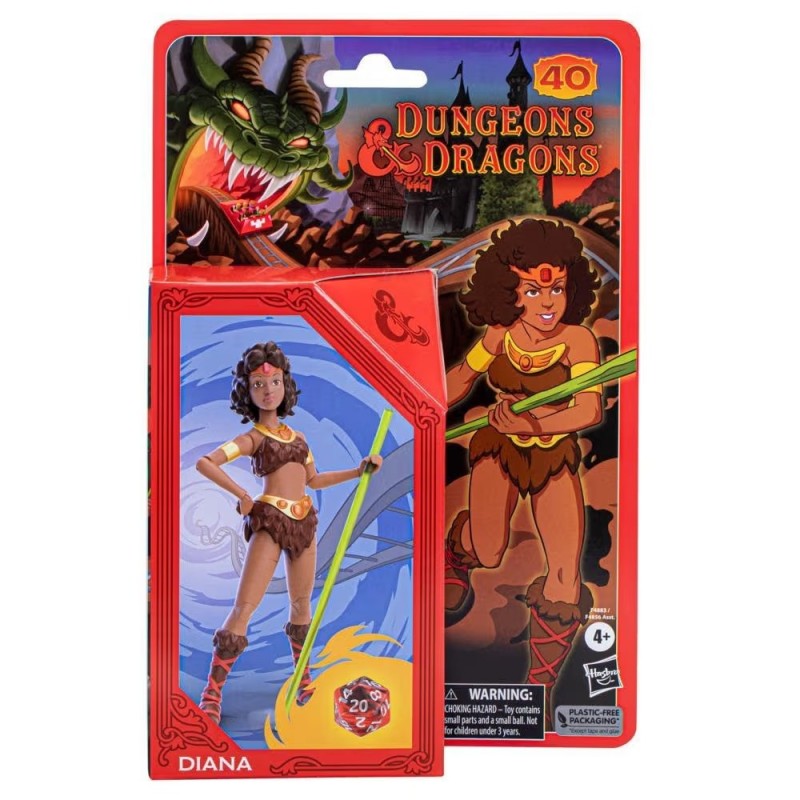 Dungeons & Dragons Cartoon Diana the Acrobat Action Figure, 6-Inch Scale