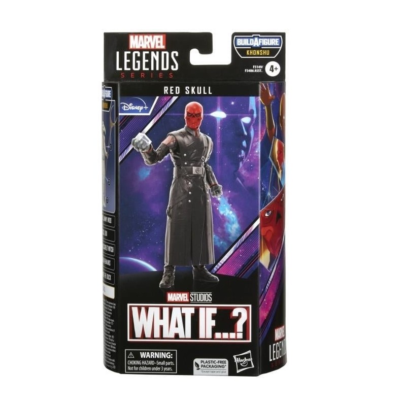 What If...? Marvel Legends Red Skull Action Figure (Khonshu BAF)
