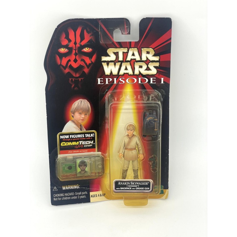 Star Wars Episode I Anakin Skywalker (Tatooine) with Backpack & Grease Gun