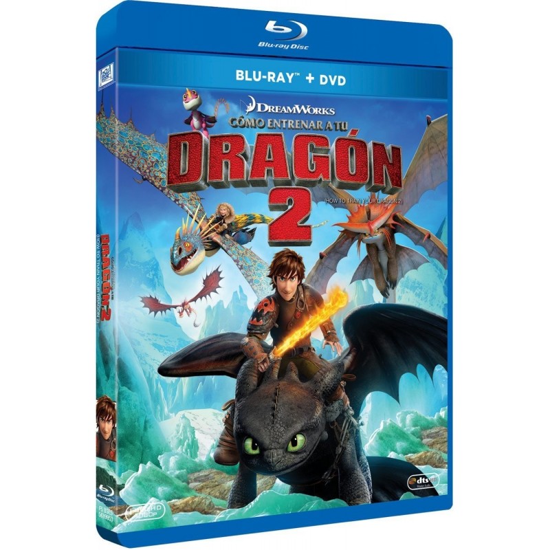 Como Entrenar A Tu Dragon 2 Blu Ray Dvd
