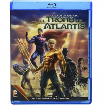 Liga de la Justicia: el trono de Atlántis Blu-Ray Pelicula