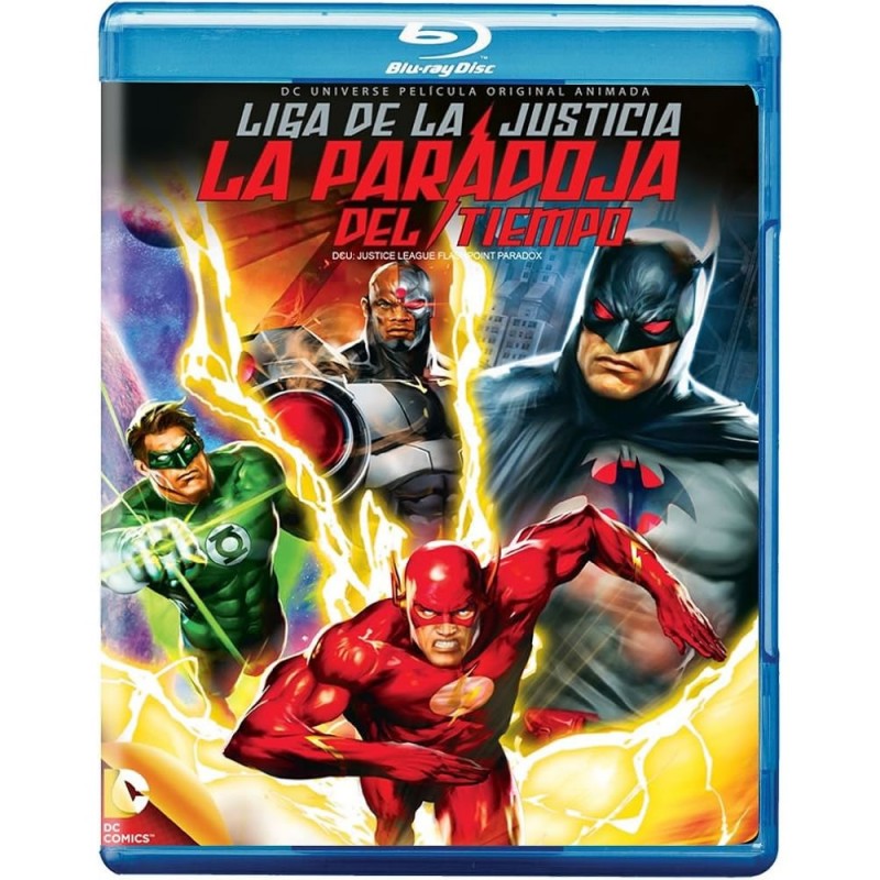 Liga de La Justicia La Paradoja del Tiempo Blu-Ray Pelicula