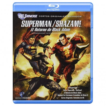 Superman/Shazam! el regreso de Black Adam Blu-Ray Pelicula