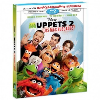 Muppets 2: Los más buscados Blu-Ray Pelicula