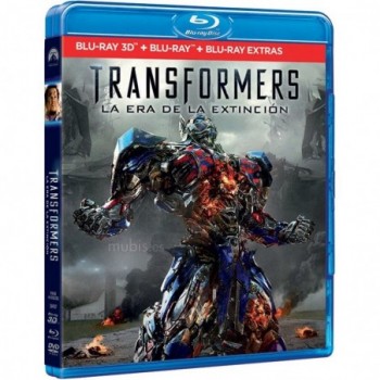 Transformers: La era de la extinción Blu-Ray Pelicula