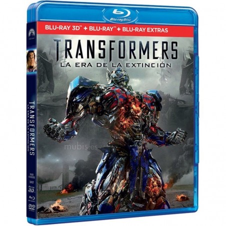 Transformers: La era de la extinción Blu-Ray Pelicula