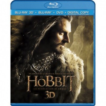 El Hobbit la Desolación de Smaug 3D  Blu-Ray Pelicula