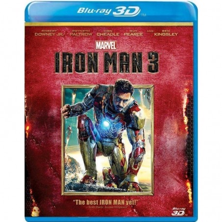 Iron Man 3 Blu-Ray Pelicula
