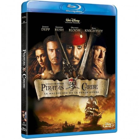 Piratas del Caribe La Maldicion del Perla Negra Blu-Ray Pelicula