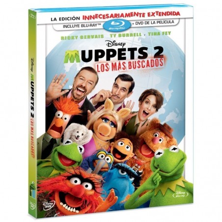 Muppets 2: Los más buscados Blu-Ray Pelicula