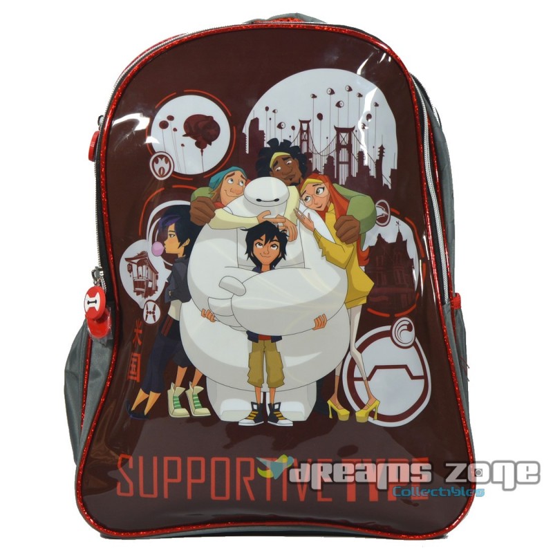 Mochila Escolar Big Hero c/ Luz